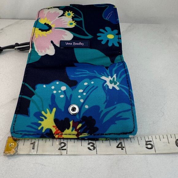 Vera Bradley Lighten Up RFID Small Wallet in Firefly Garden - Picture 8 of 8